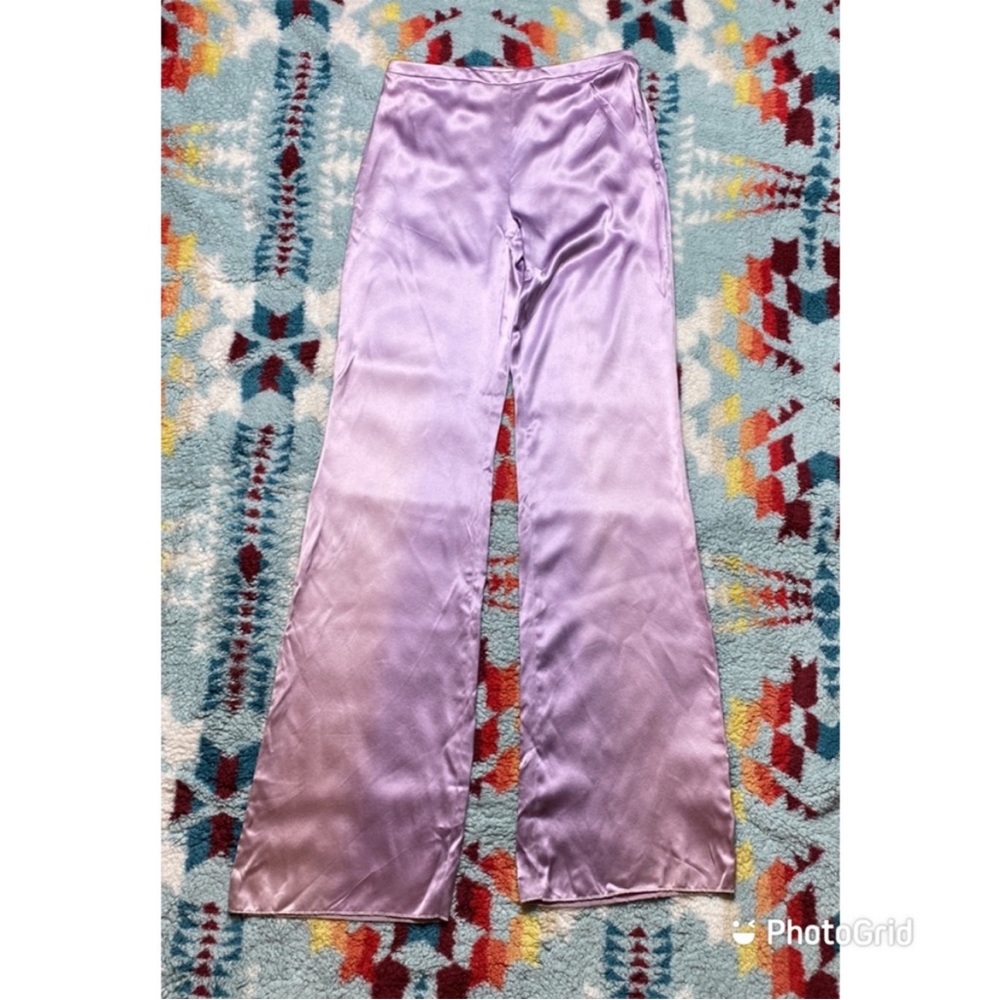 FLAWED Valentino lavender silk pants